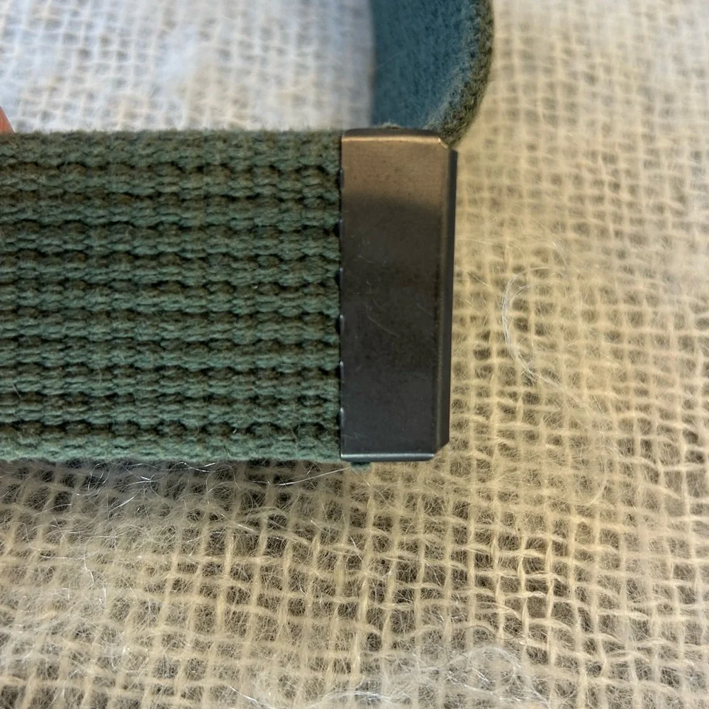 Boy Scouts of America olive green belt Size M/L 42” EUC